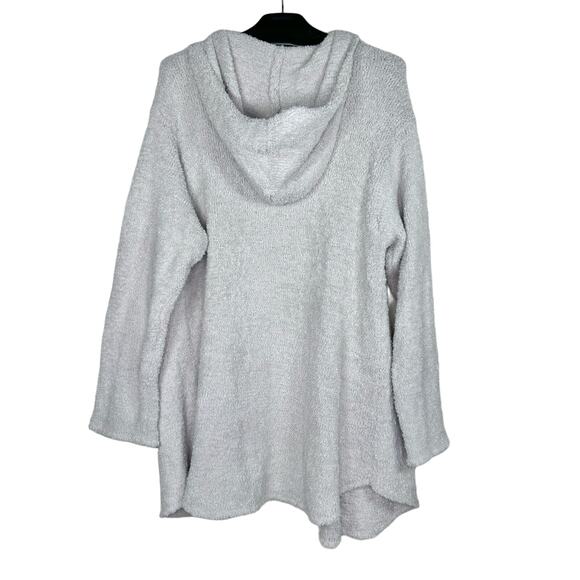 Z Supply Long Sleeve Open Front Hooded Long Cardigan Sweater Large - Picture 2 of 7